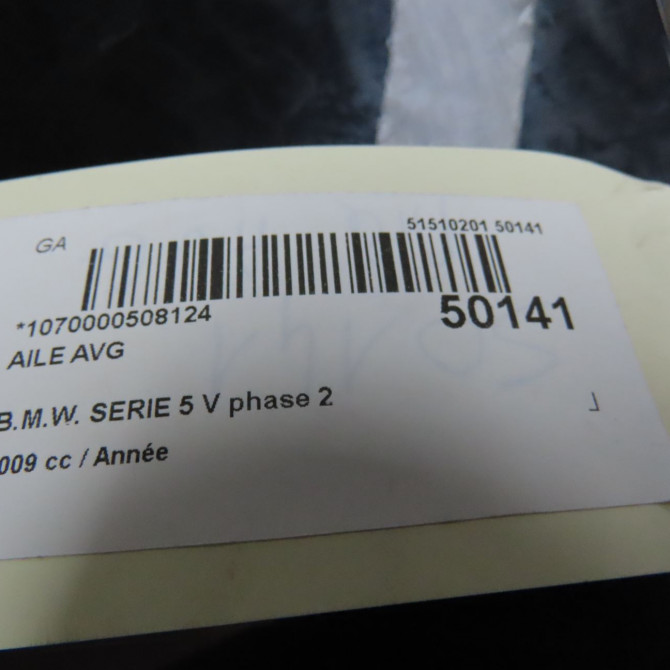 Aile avant gauche occasion B.M.W. SERIE 5 V phase 2 TOURING 03-2007->05-2010 41357111429 5