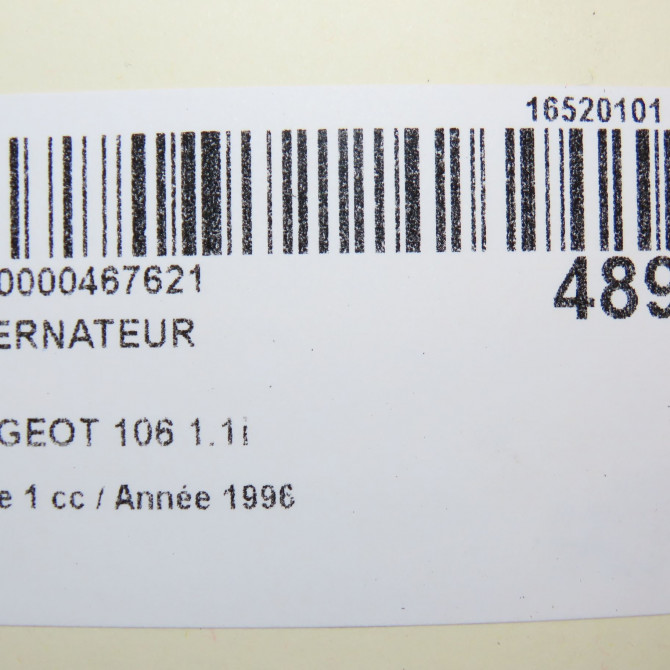Alternateur occasion PEUGEOT 106 Phase 1 09-1991->04-1996 1.1i 5705HJ 8