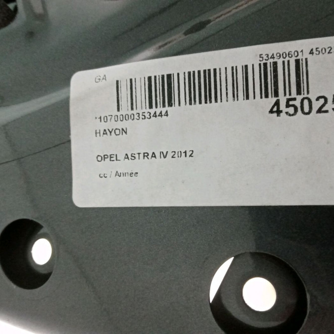 Hayon occasion OPEL ASTRA IV 13372624 2
