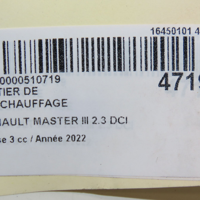 Boitier de préchauffage occasion  110678071R 5