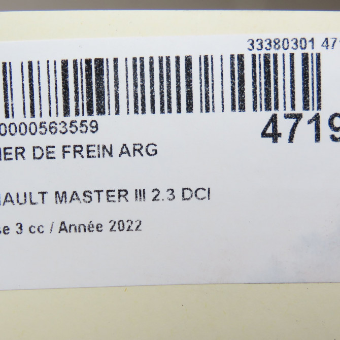 Etrier de frein arrière gauche occasion  440113887R 6