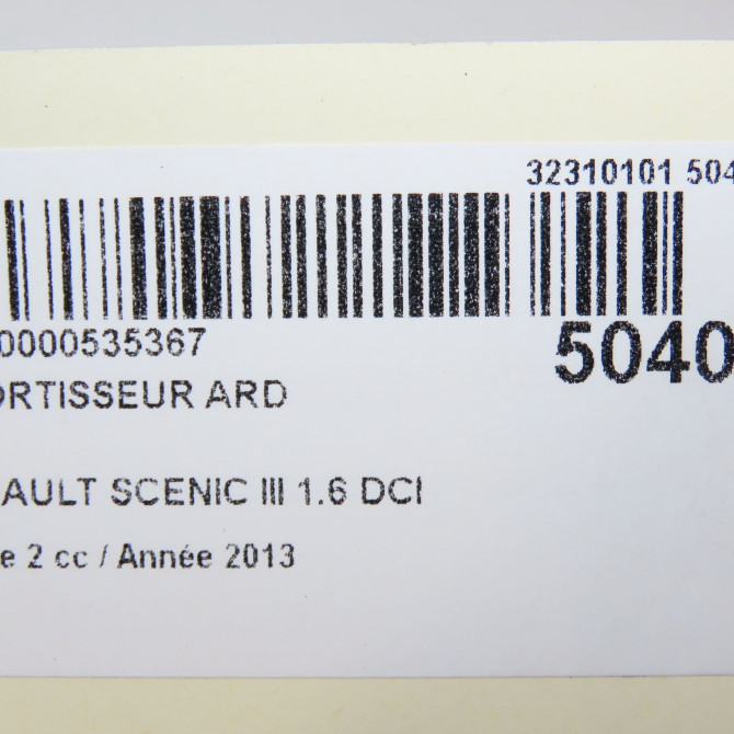 Amortisseur arrière droit occasion RENAULT SCENIC III Phase 2 12-2011->03-2013 1.6 DCI 130ch 562100028R 3