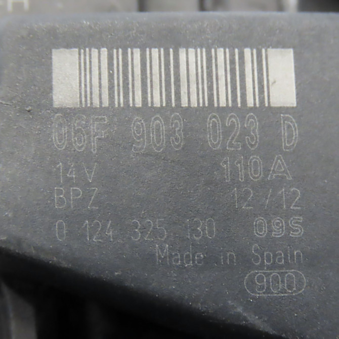 Alternateur occasion SKODA FABIA II Phase 2 03-2010->12-2014 1.6 TDI 90ch 6F903023E 7