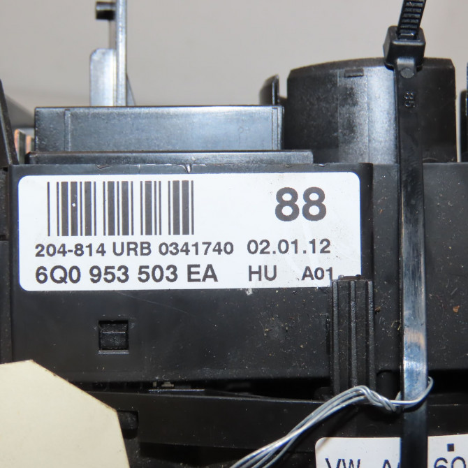 Bloc commodos occasion SKODA FABIA II Phase 2 03-2010->12-2014 1.6 TDI 90ch 6Q0953513AN9B9 3