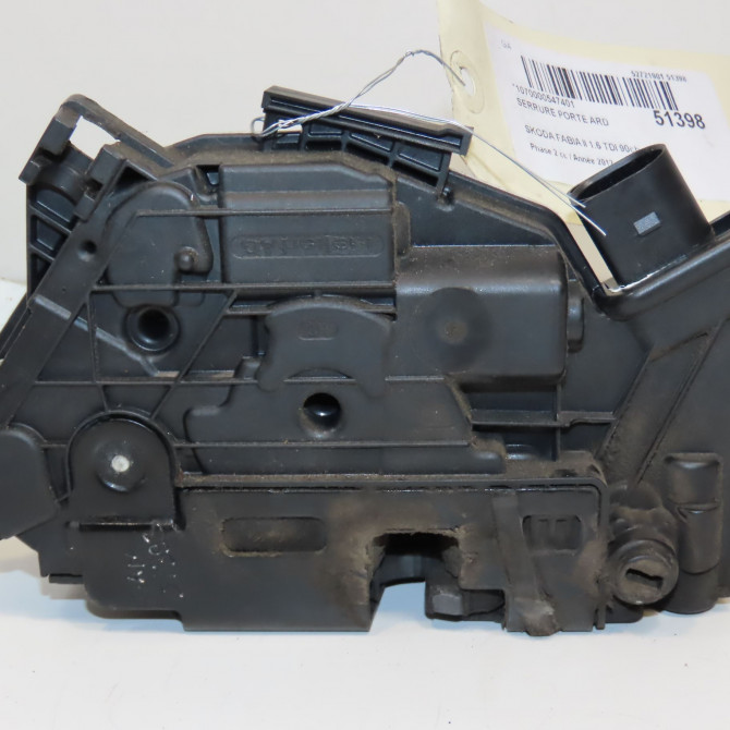 Serrure porte ard occasion SKODA FABIA II Phase 2 03-2010->12-2014 1.6 TDI 90ch 5N0839016R 2