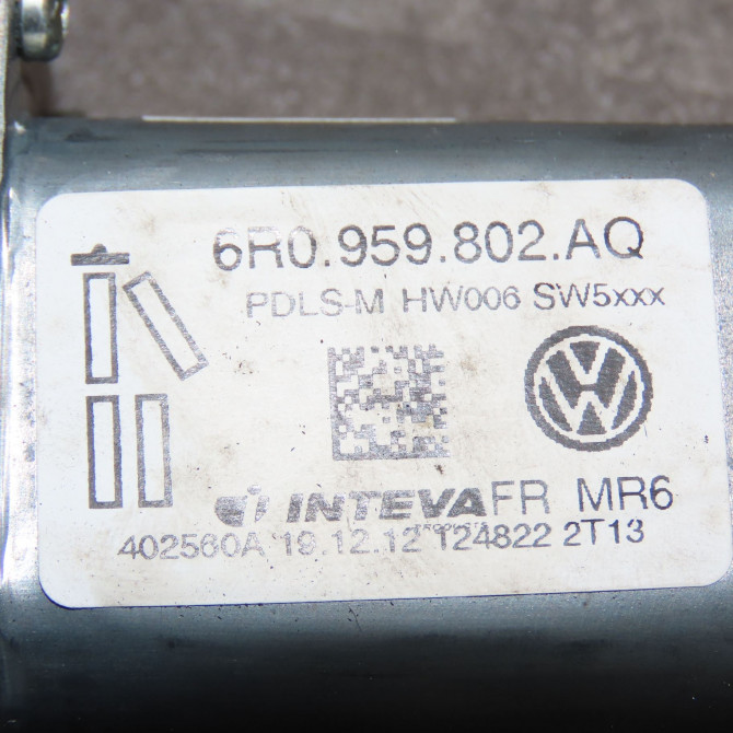 Mecanisme + moteur lève-glace avant droit occasion SKODA FABIA II Phase 2 03-2010->12-2014 1.2 TSI 85ch 5J4837462 5