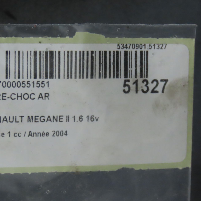 Pare-choc arrière occasion RENAULT MEGANE II Phase 1 09-2003->12-2005 1.6 16v 850107698R 4