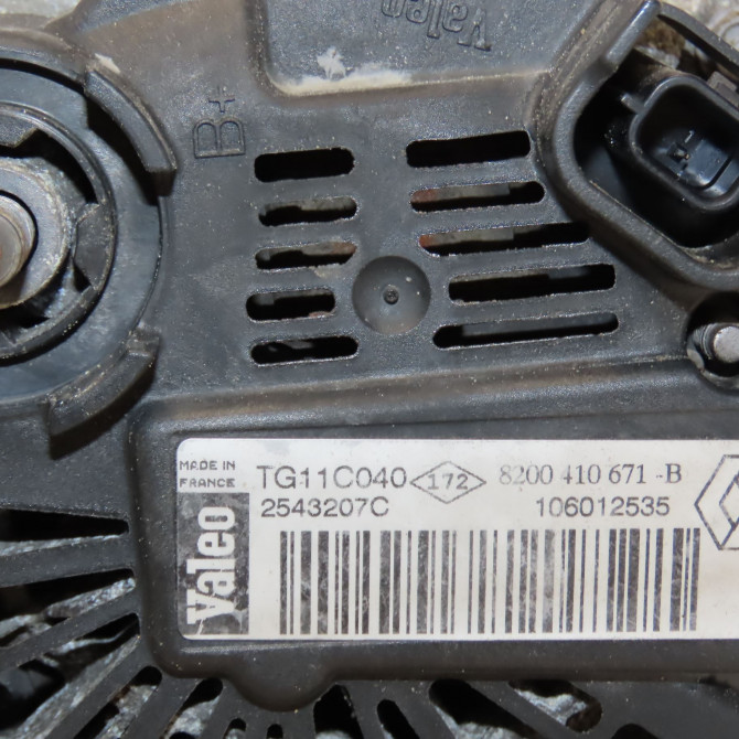 Alternateur occasion RENAULT MEGANE II Phase 2 01-2006->06-2009 2.0i 225ch 8200538408 5
