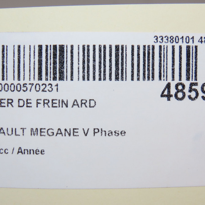 Etrier de frein arrière droit occasion RENAULT 440007170R 7