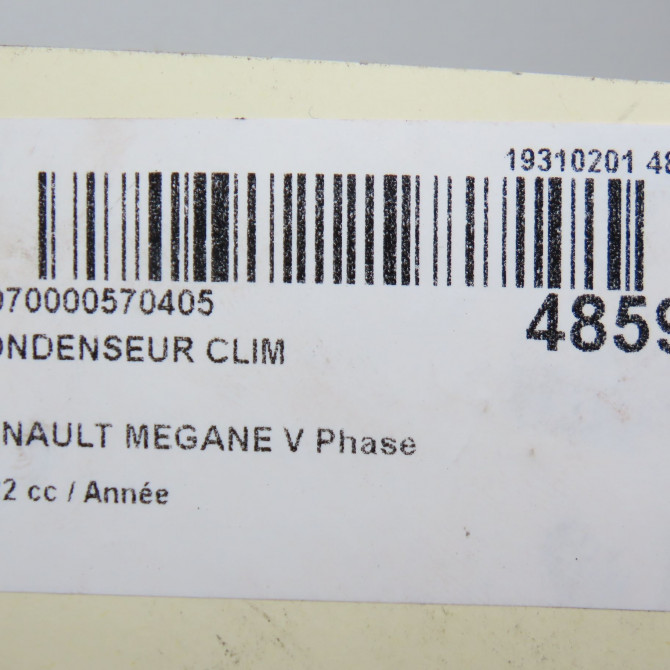 Condenseur clim occasion RENAULT 921005MZ0A 7