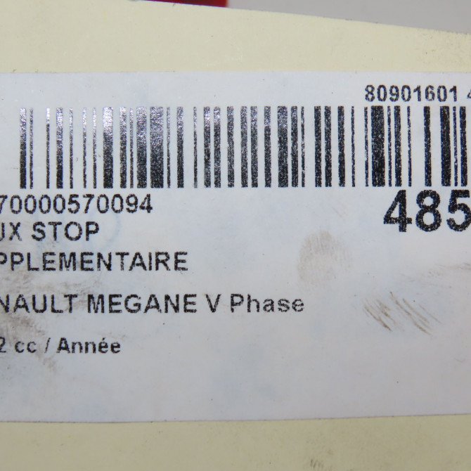 Feux stop supplementaire occasion RENAULT 265906516R 6