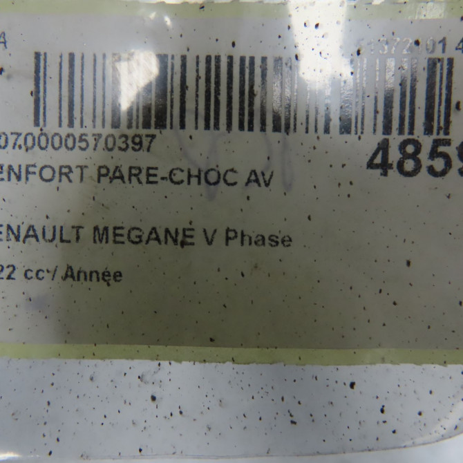 Renfort pare-choc avant occasion RENAULT 752104841R 4