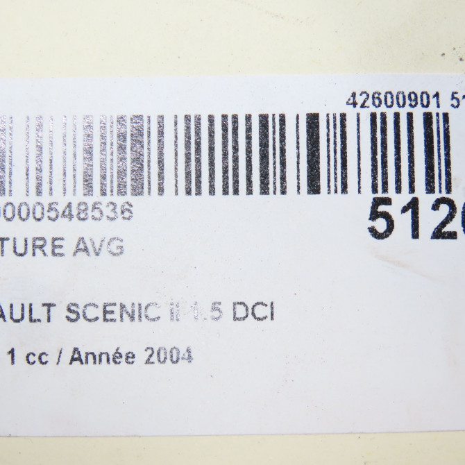 Ceinture avant gauche occasion RENAULT SCENIC II Phase 1 03-2004->09-2006 1.5 DCI 100ch 8200699576 4