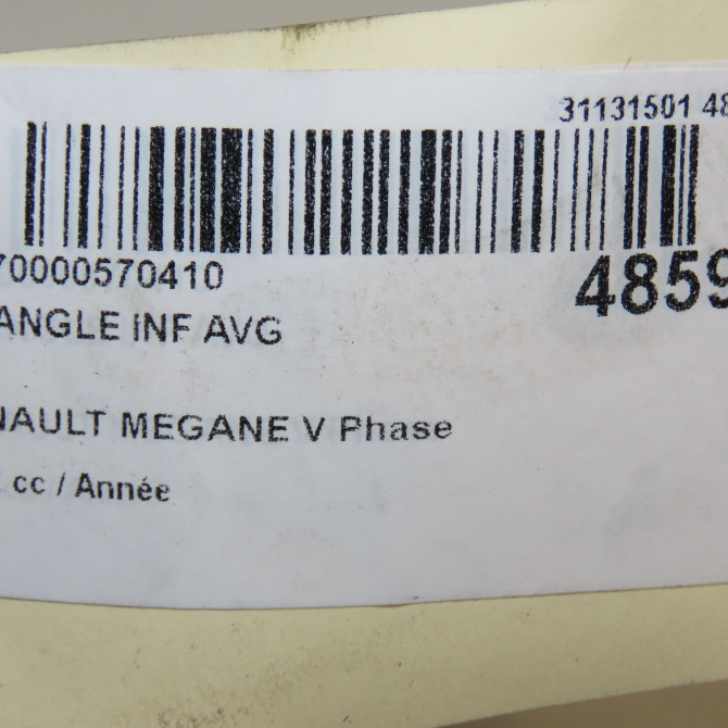 Triangle inf avg occasion RENAULT 545015MZ0A 6