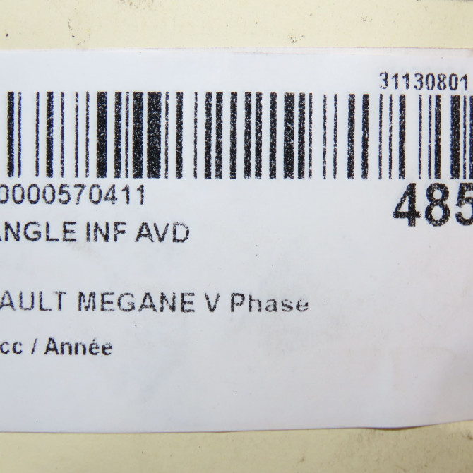 Triangle inf avd occasion RENAULT 545005MZ0A 5