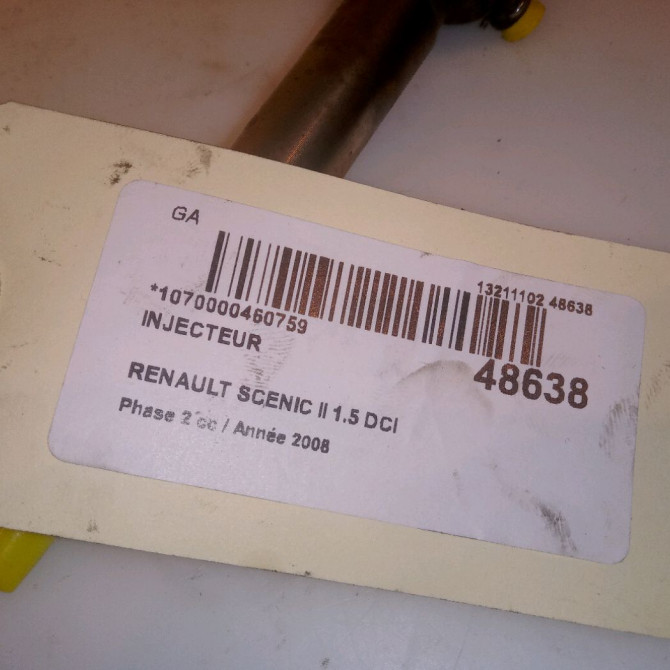 Injecteur occasion RENAULT SCENIC II Phase 2 09-2006->04-2009 1.5 DCI 105ch 6