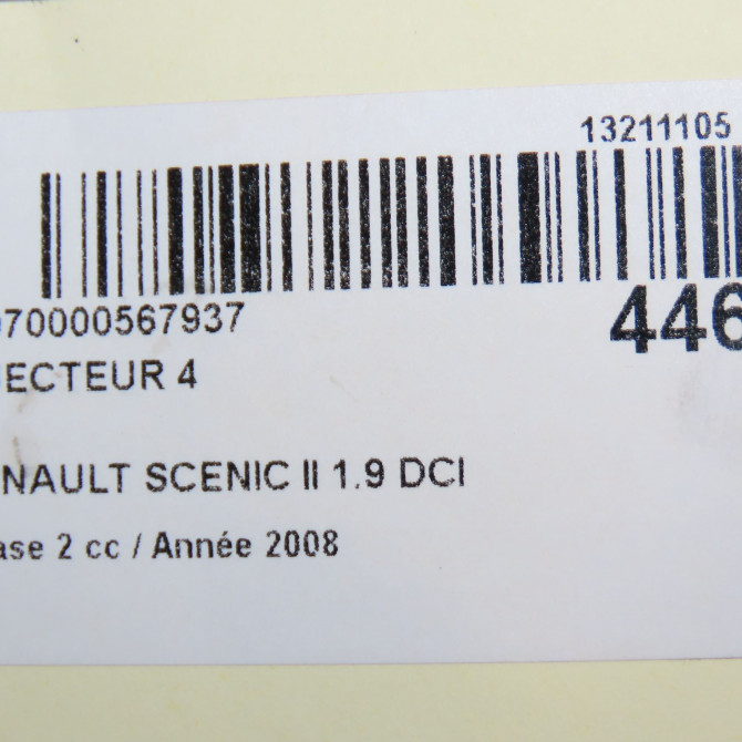 occasion RENAULT SCENIC II Phase 2 09-2006->04-2009 1.9 DCI 130ch 8200606383 5