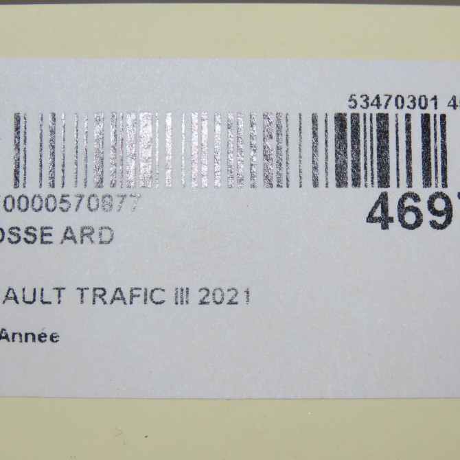 Crosse ard occasion RENAULT TRAFIC III 5