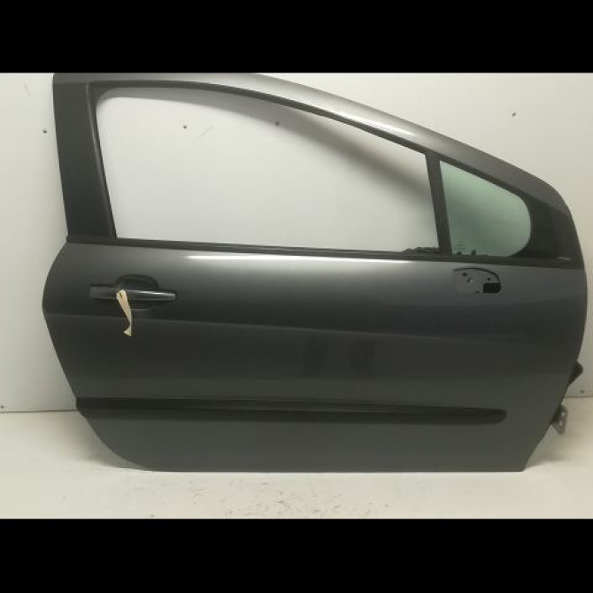 Porte avant droite occasion PEUGEOT 308 I Phase 1 09-2007->03-2011 1.6 HDI 16v 90ch BLUE LION 9004Z5 1