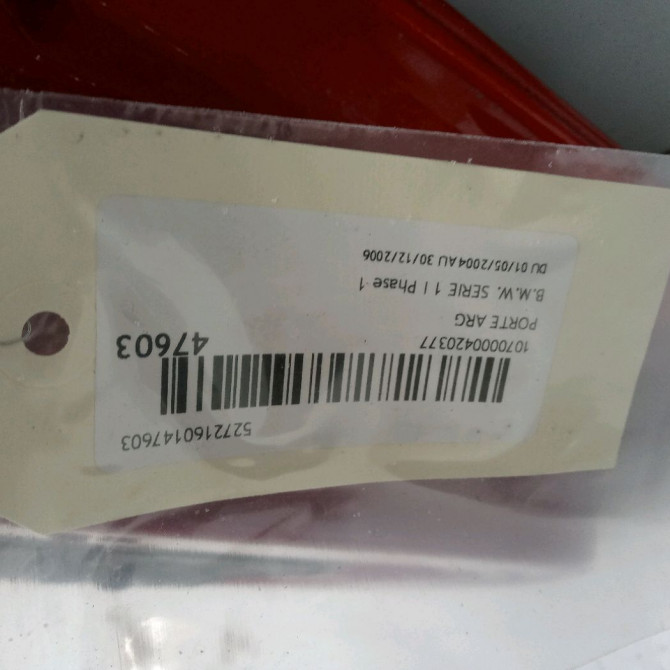 Porte arrière gauche occasion B.M.W. SERIE 1 I Phase 1 05-2004->12-2006 41525A2A383 3