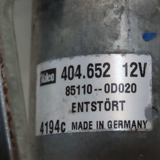 Moteur essuie-glace avant occasion TOYOTA YARIS I Phase 2 03-2003->12-2005 1.3i 87ch 851100D020 4