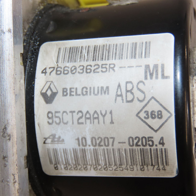 Unité hydraulique ABS occasion RENAULT MEGANE III Phase 1 11-2008->01-2012 1.5 DCI 85ch 476604075R 4