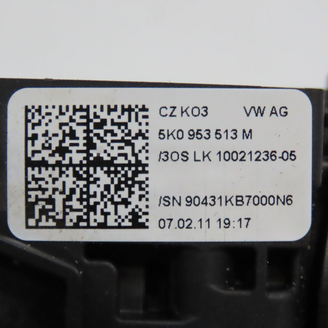 Bloc commodos occasion VOLKSWAGEN GOLF VI Phase 1 10-2008->04-2013 1.6 TDI 105ch 3