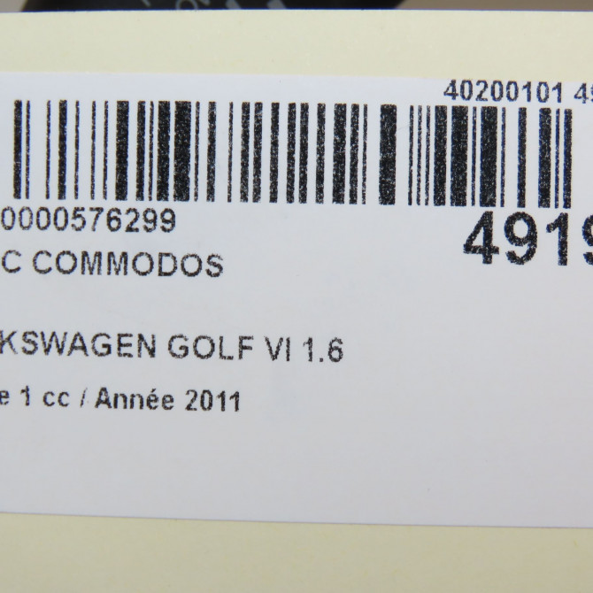 Bloc commodos occasion VOLKSWAGEN GOLF VI Phase 1 10-2008->04-2013 1.6 TDI 105ch 8