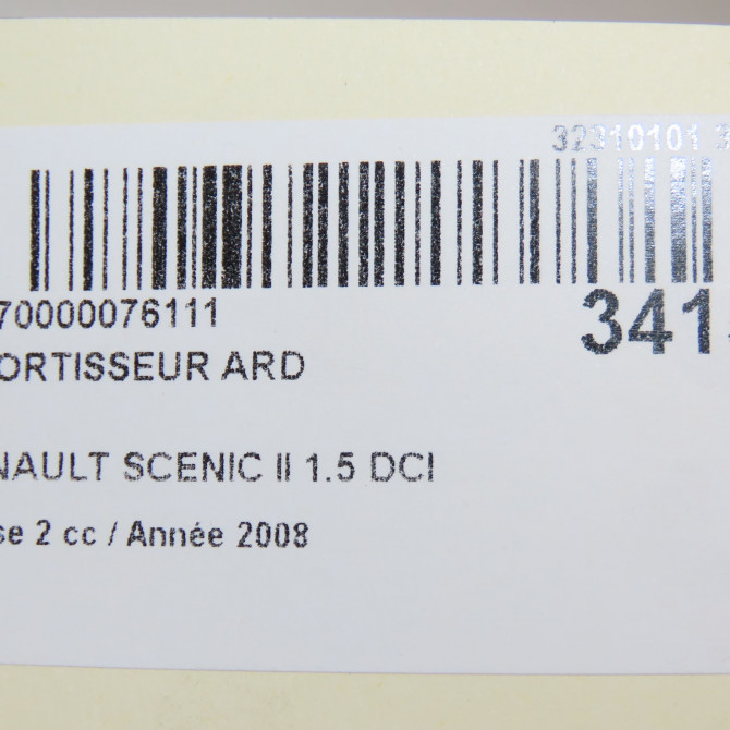 Amortisseur arrière droit occasion RENAULT SCENIC II Phase 2 09-2006->04-2009 1.5 DCI 105ch 8200421322 5