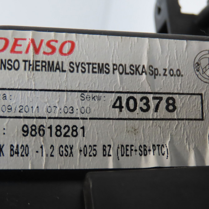 Ventilateur de chauffage occasion FIAT PANDA II Phase 1 09-2003->12-2012 1.3 JTD 16v 75ch 77365876 5