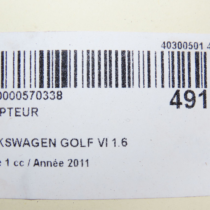 Compteur occasion VOLKSWAGEN GOLF VI Phase 1 10-2008->04-2013 1.6 TDI 105ch 7