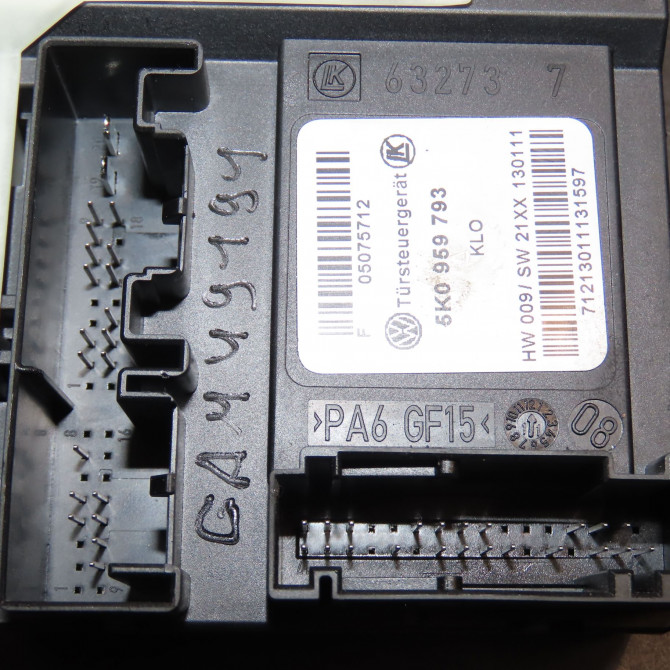 Mecanisme+moteur leve-glace avg occasion VOLKSWAGEN GOLF VI Phase 1 10-2008->04-2013 1.6 TDI 105ch 4