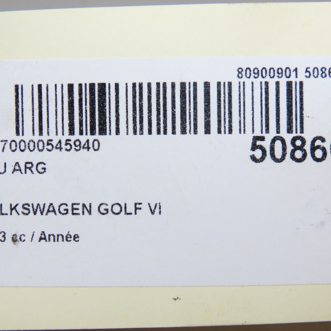 Feu arrière gauche occasion VOLKSWAGEN GOLF VI 1K9945095H 6