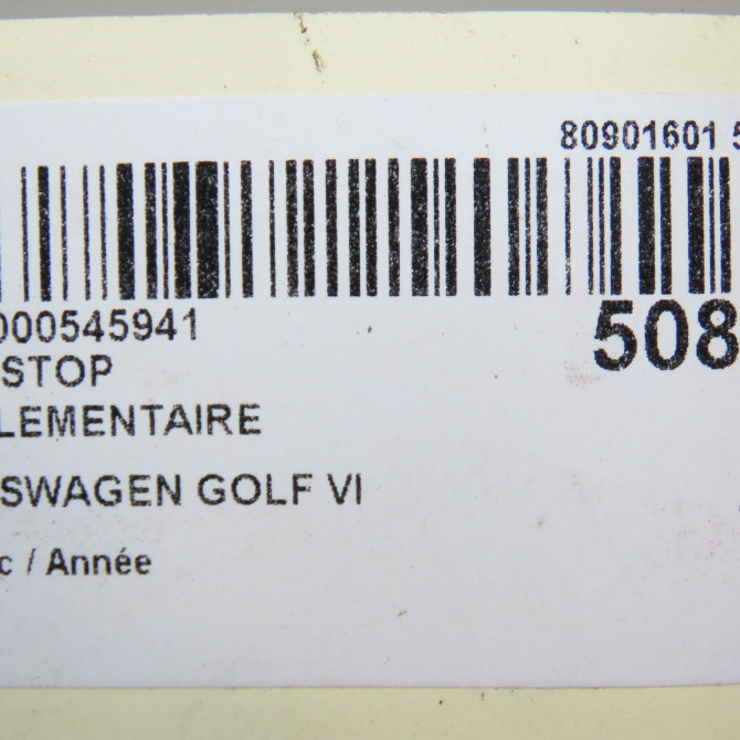 Feux stop supplementaire occasion VOLKSWAGEN GOLF VI 5N0945097 5
