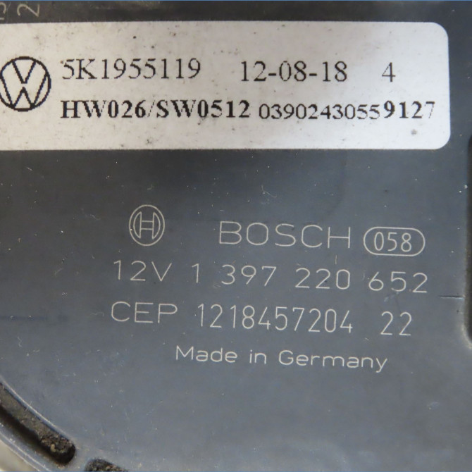 Moteur essuie-glace avant occasion VOLKSWAGEN GOLF VI 5K1955119 5