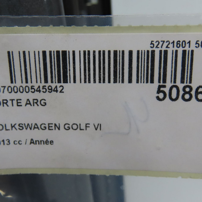 Porte arrière gauche occasion VOLKSWAGEN GOLF VI 1K9833055B 6