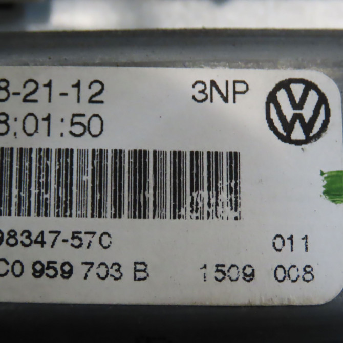 Mecanisme+moteur leve-glace arg occasion VOLKSWAGEN GOLF VI 1K9839461A 4