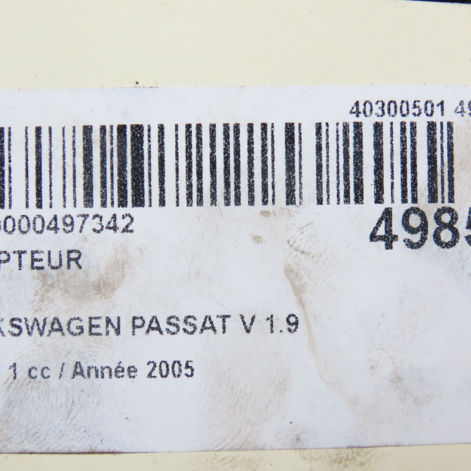 Compteur occasion VOLKSWAGEN PASSAT V Phase 1 03-2005->10-2010 1.9 TDI 105ch 3C0920851KXZ02 5