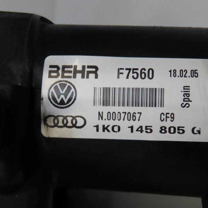 Echangeur air occasion VOLKSWAGEN PASSAT V Phase 1 03-2005->10-2010 1.9 TDI 105ch 3C0145805R 3