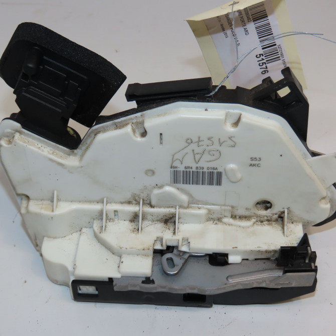Serrure porte ard occasion VOLKSWAGEN POLO V Phase 2 02-2014->... 1.2i 90ch 6C0839014A 2