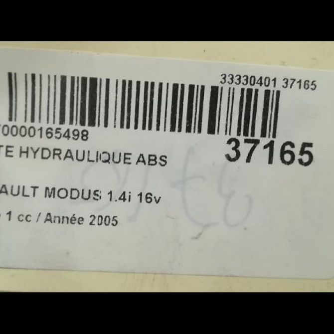 Unité hydraulique ABS occasion RENAULT MODUS Phase 1 09-2004->12-2007 1.4i 16v 3