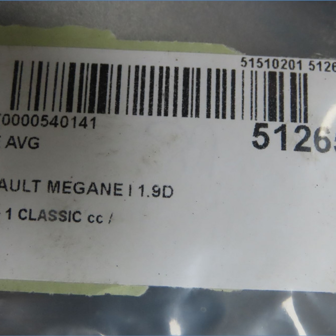 Aile avant gauche occasion RENAULT MEGANE I Phase 1 04-1995->04-1999 1.9D 64ch 7751675002 6