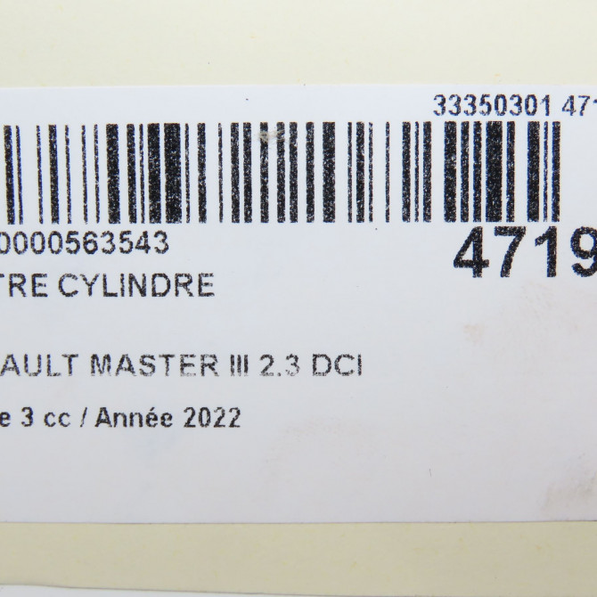 Maitre cylindre occasion  460110032R 6