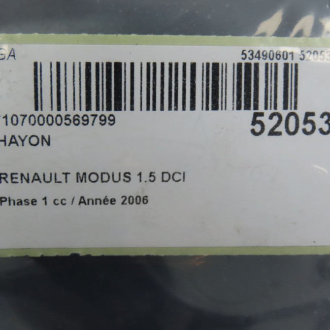 Hayon occasion RENAULT MODUS Phase 1 09-2004->12-2007 1.5 DCI 80ch 901002890R 4