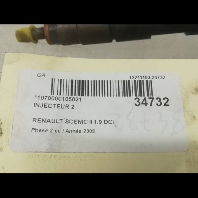 occasion RENAULT SCENIC II Phase 2 09-2006->04-2009 1.9 DCI 130ch 3