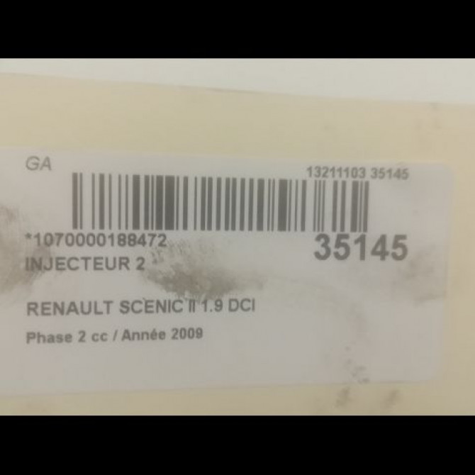 occasion RENAULT SCENIC II Phase 2 09-2006->04-2009 1.9 DCI 130ch 8200606383 3