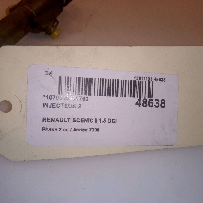 occasion RENAULT SCENIC II Phase 2 09-2006->04-2009 1.5 DCI 105ch 6