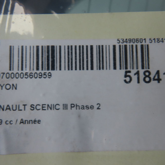 Hayon occasion RENAULT SCENIC III Phase 2 12-2011->03-2013 901001385R 7
