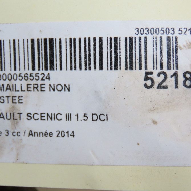 Cremaillere non assistee occasion RENAULT SCENIC III Phase 3 04-2013->... 1.5 DCI 110ch 490010683R 5