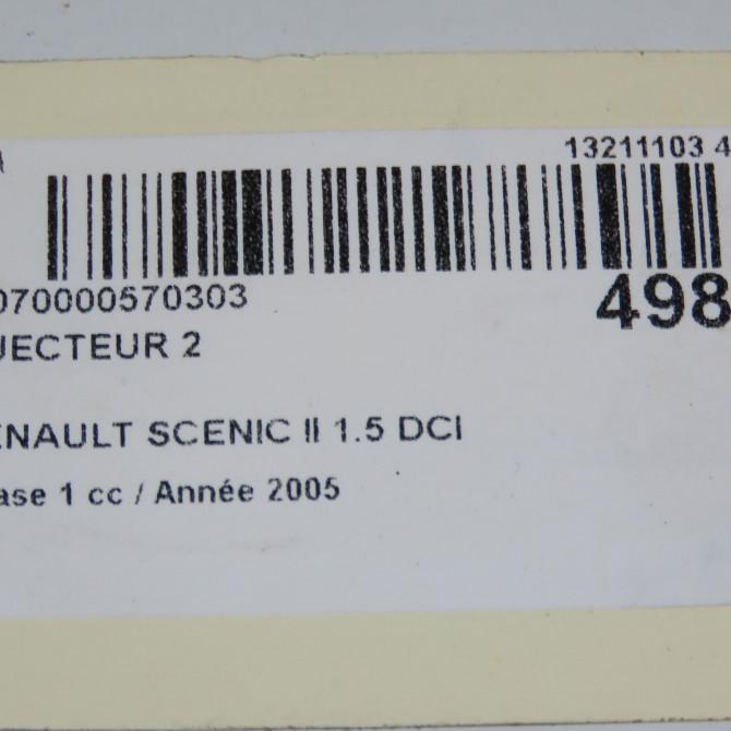 occasion RENAULT SCENIC II Phase 1 03-2004->09-2006 1.5 DCI 105ch 4